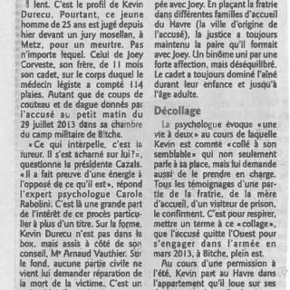 PRESSE - 114 coups de couteau fraticides